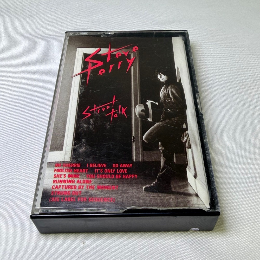 Steve Perry Street Talk Cassette Tape 1984 Columbia FCT 39334 Oh Sherrie Rock